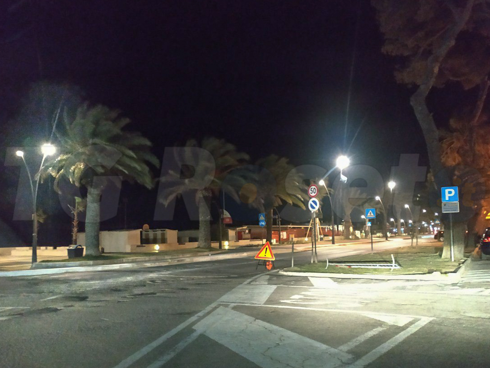 Sabbia Strada Lungomare Roseto