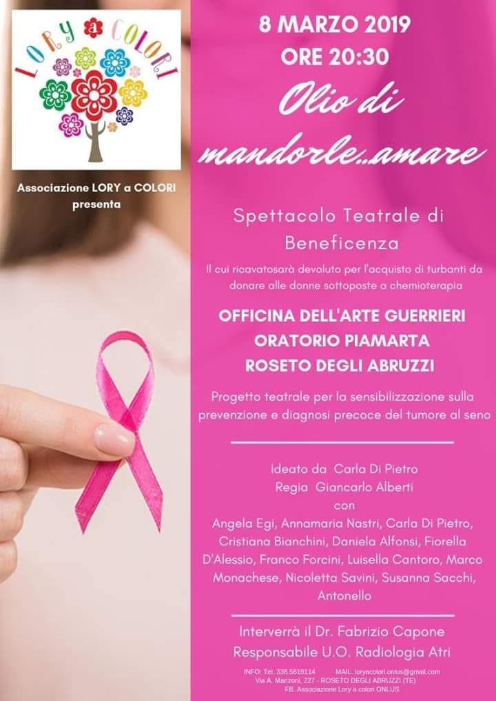 Olio di Mandorle Amare Teatro Roseto