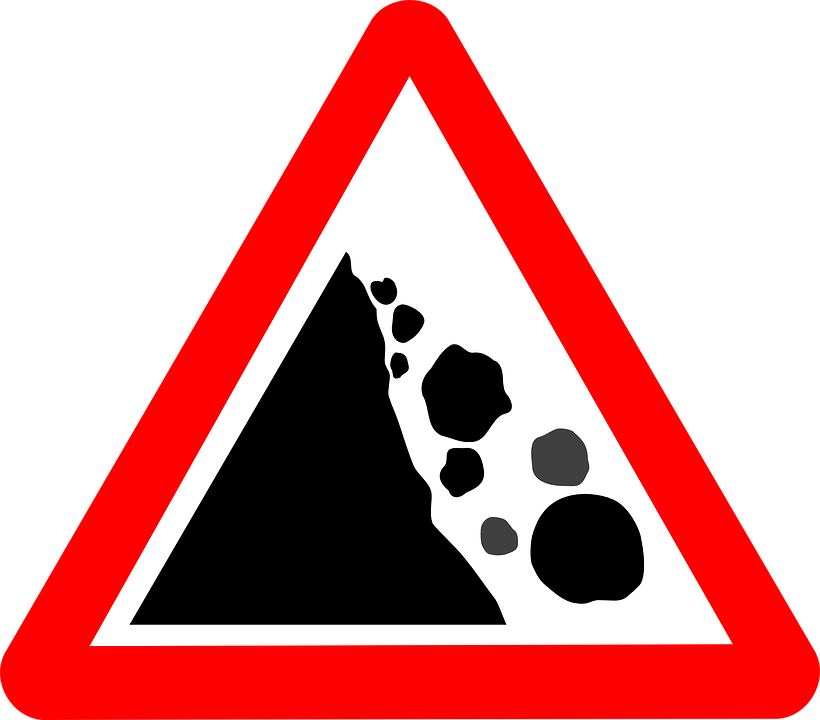 Segnale Pericolo Frana