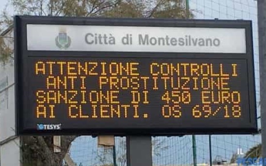 anti prostituzione montesilvano