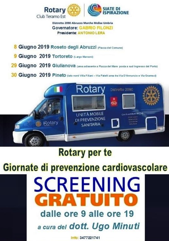 Screening Cardiovascolare Rotary Pineto
