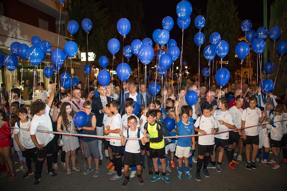 Uno dei momenti della Notte Bianca dello Sport a Pineto