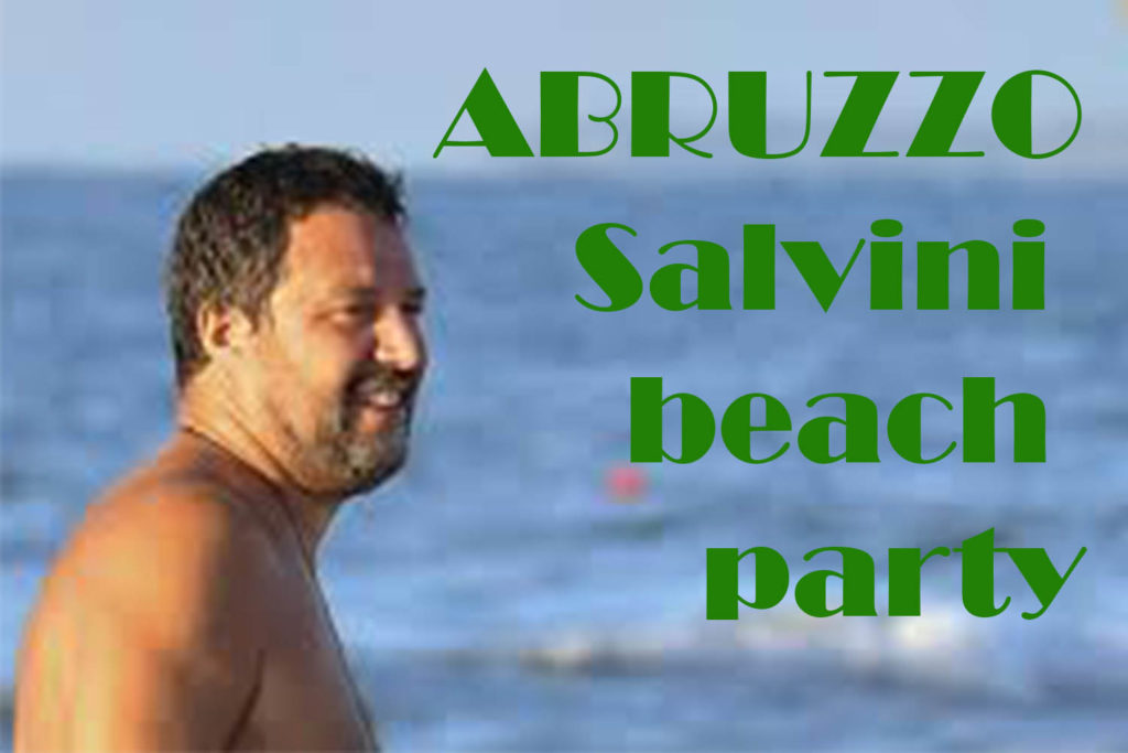 Salvini beach party