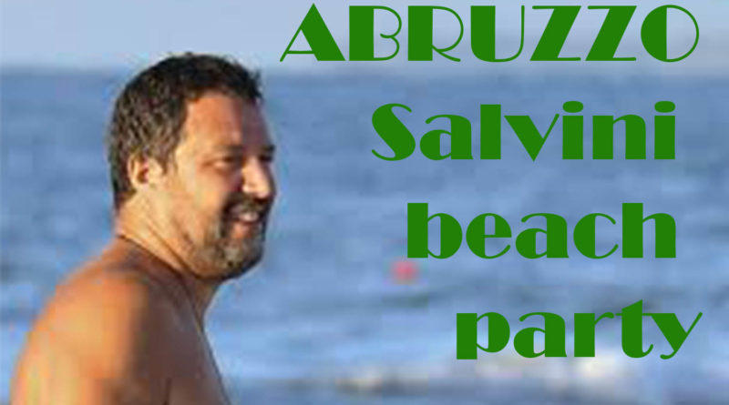 Salvini beach party