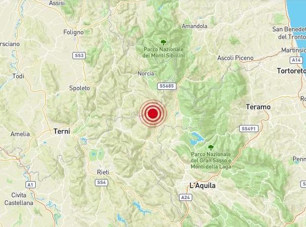 Terremoto Cittareale Rieti - 27 ago 2019