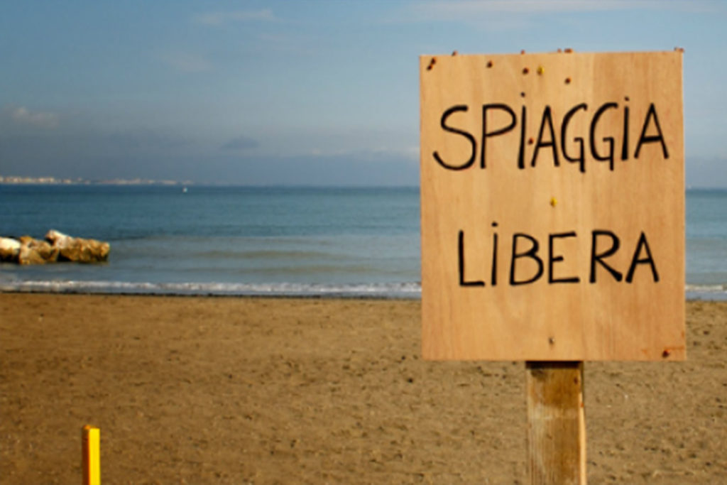 spiaggia libera