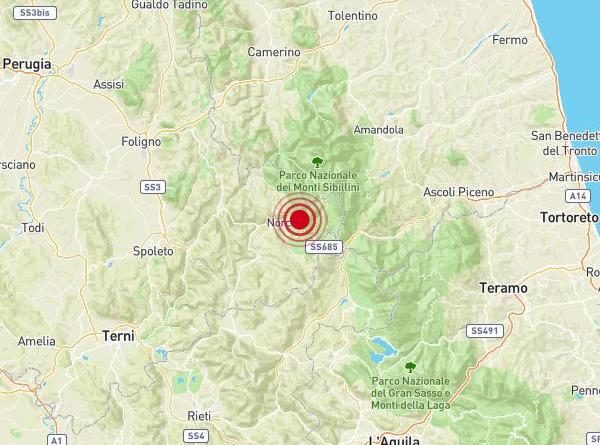 Terremoto Norcia 1 settembre 2019