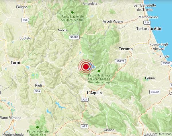 Sisma Capitignano l'Aquila Abruzzo 14 nov 2019