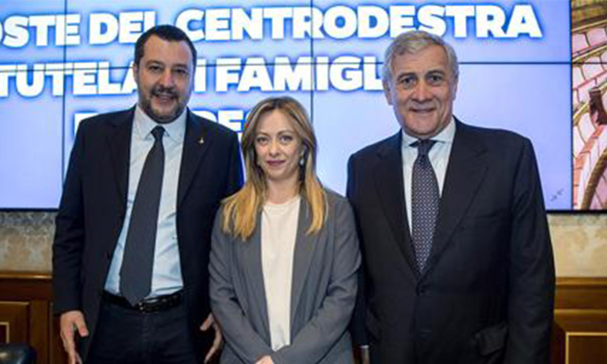 Salvini, Meloni Tajani