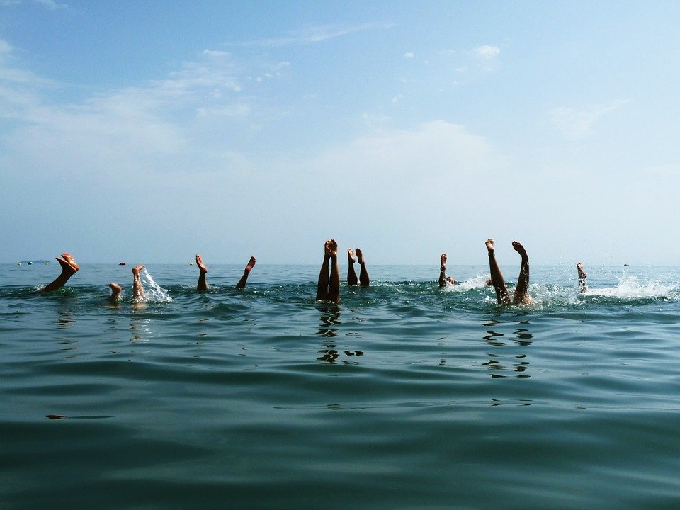 Bagno in mare