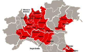 Coronavirus Zona Rossa Nord