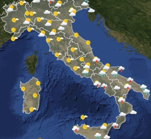 Meteo Sabato 30 marzo 2020