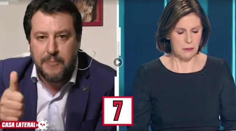 Salvini Berlinguer Cartabianca Rai 3