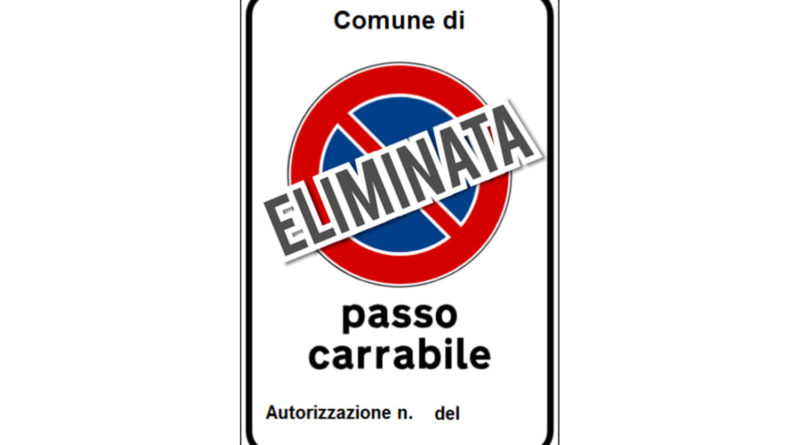 passo carrabile