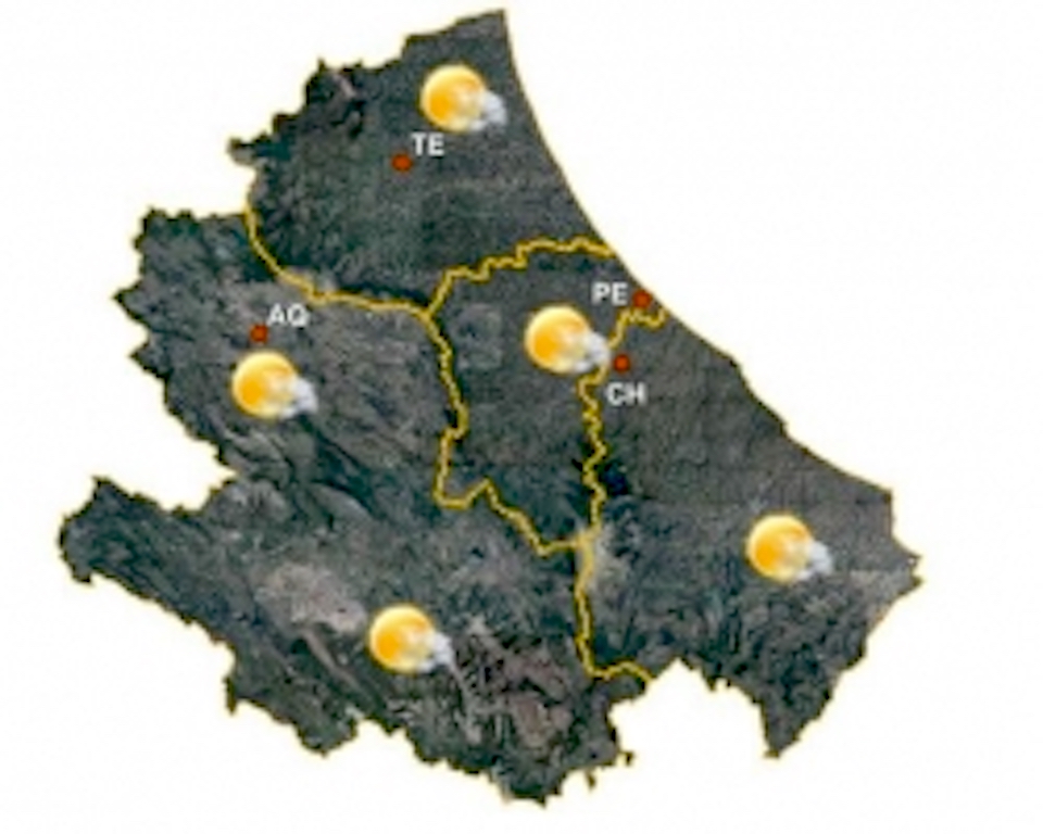 Meteo Abruzzo 18 giugno 2020