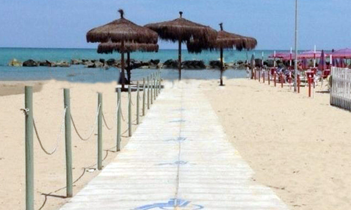 spiaggia disabili