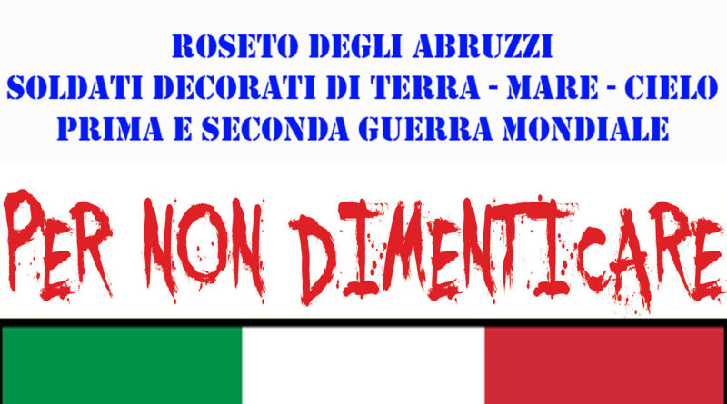 per non dimenticare