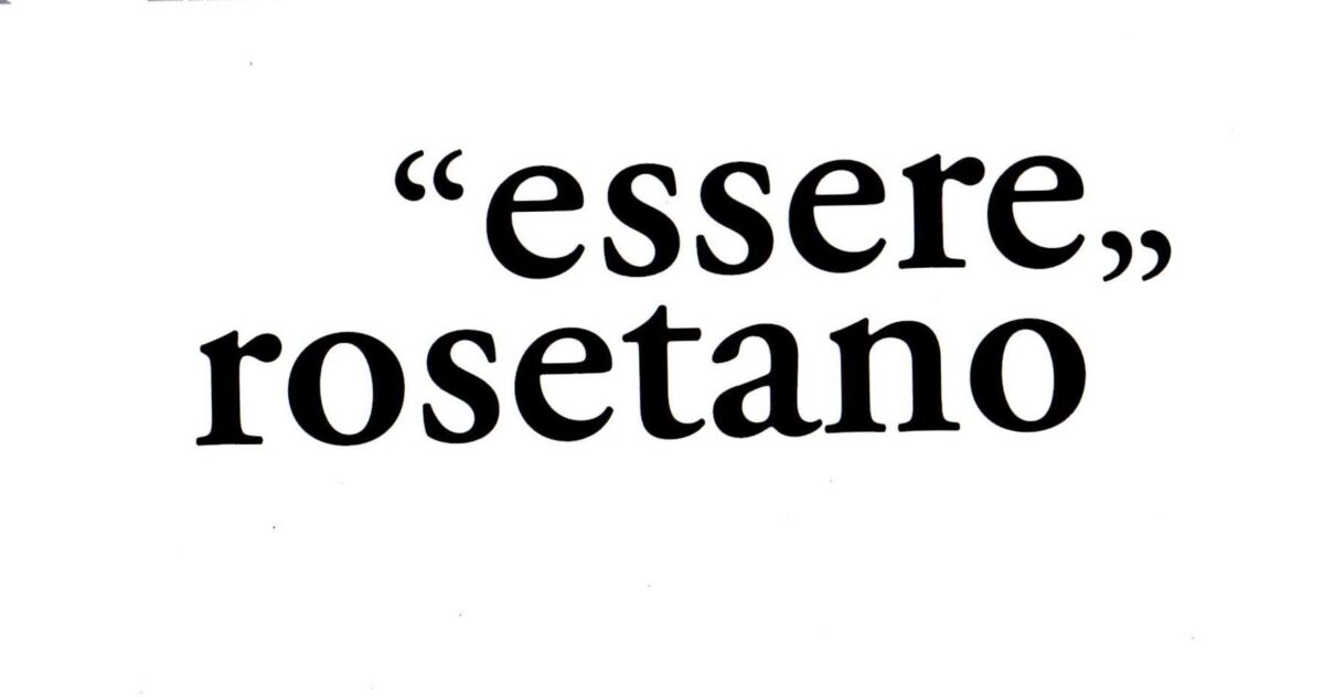 essere rosetano