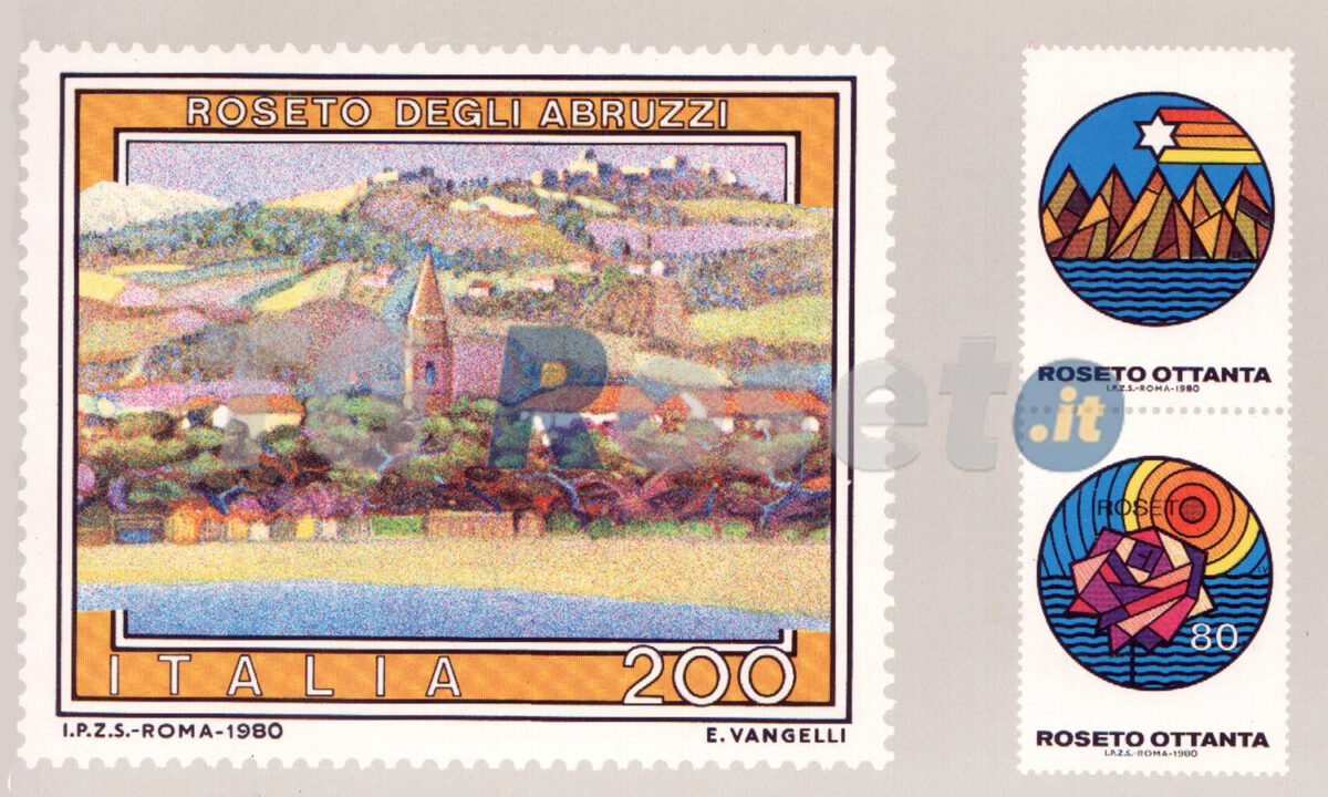 roseto francobollo 1980