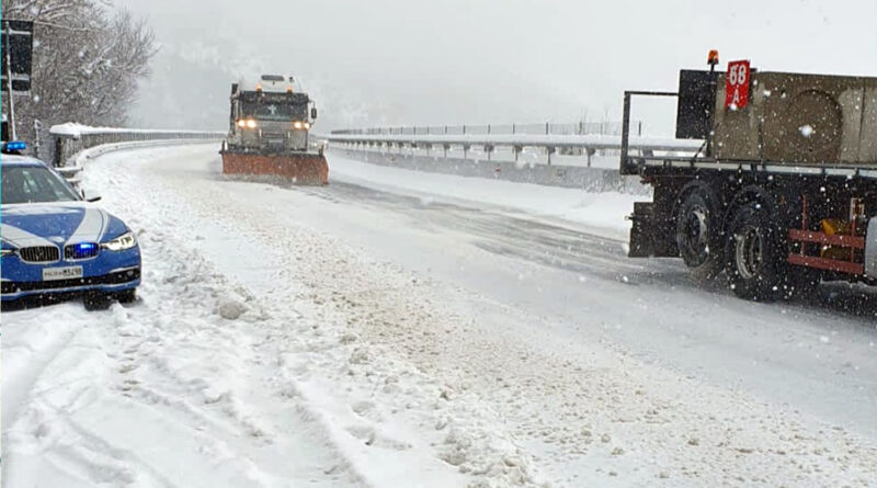 polizia neve