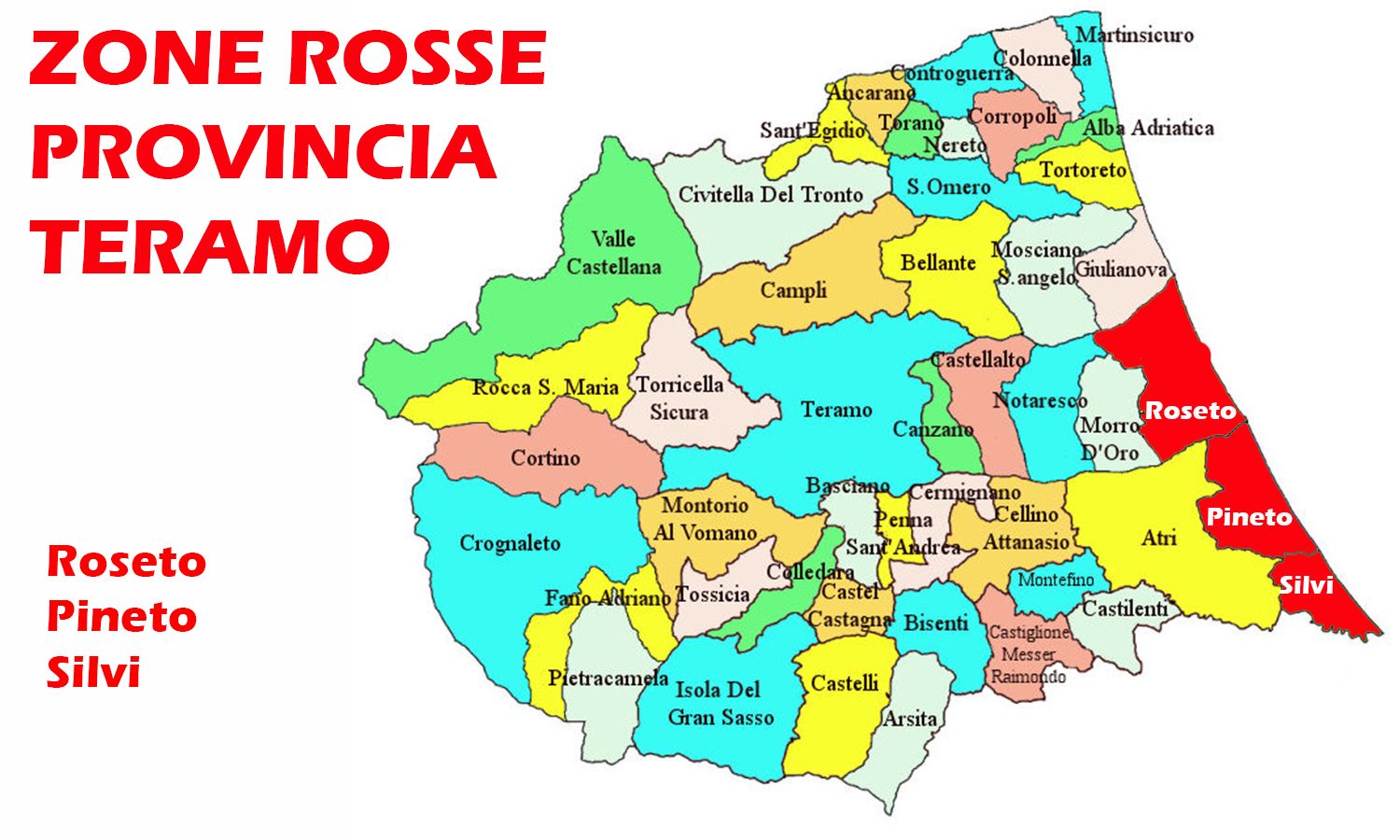 Zona Rossa Provincia Teramo