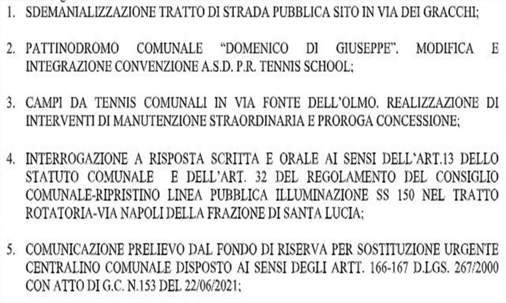consiglio