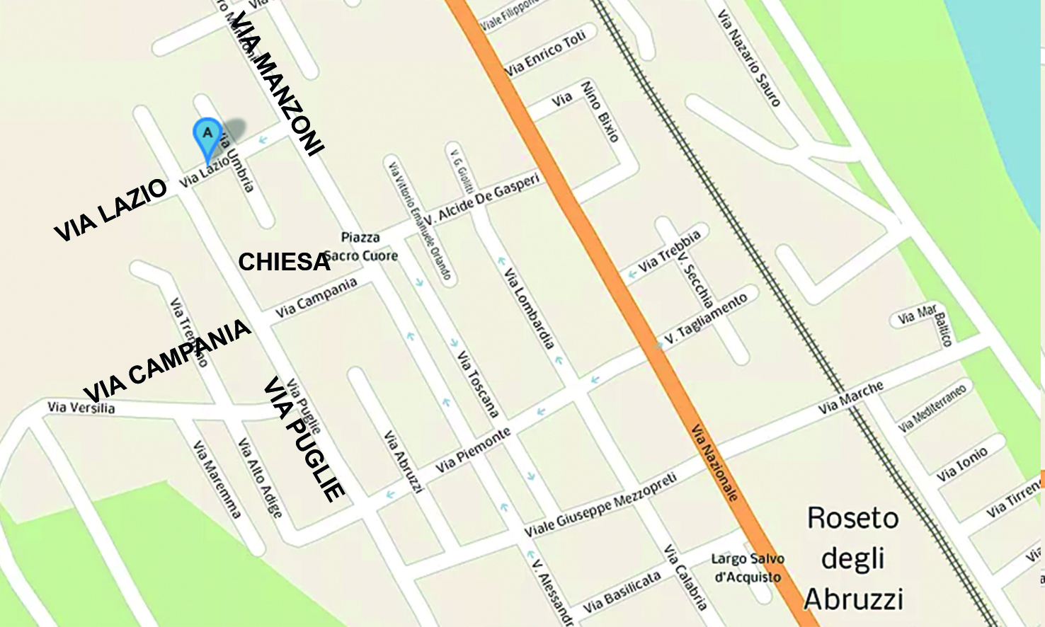 roseto via manzoni