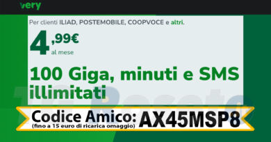 Very Codice Amico AX45MSP8
