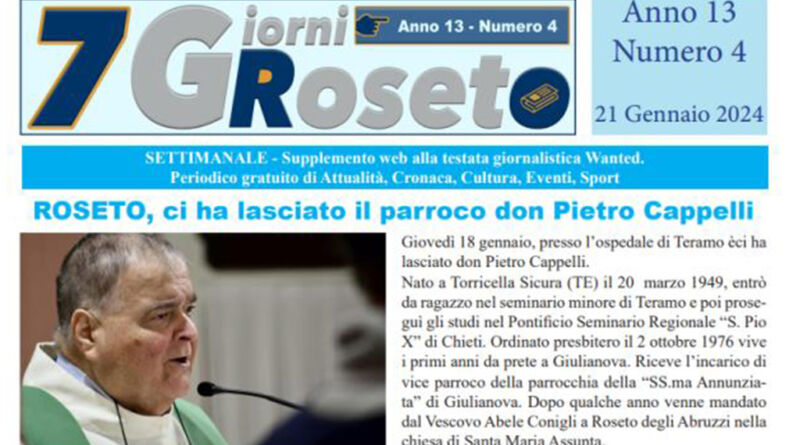 7 giorni roseto numero 4