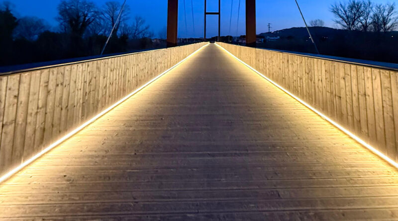 roseto ponte ciclopedonale vomano